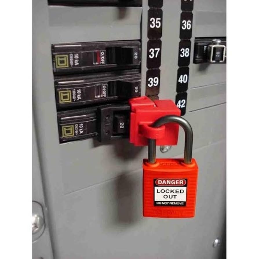 たくニャン Amazon | Brady 143150 コンパクト安全南京錠 レッド (12個