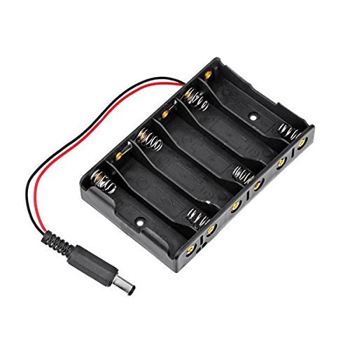 REES52 6 x AA Battery Case Storage Holder With DC2.1 Power Jack For Arduino (B076571XS9) Amazon Price History, Amazon Price Tracker