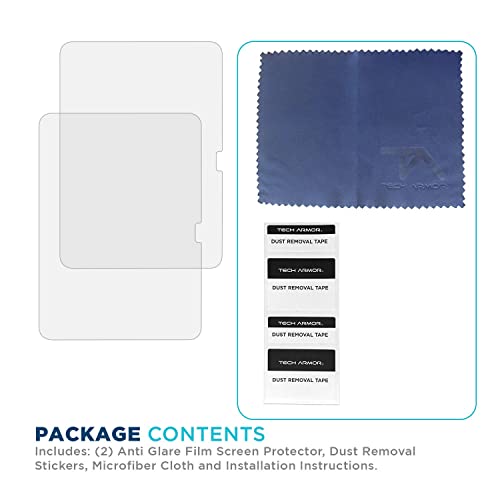 Tech Armor Matte Anti-Glare Film Screen Protector Ipad 10Th Generation 10.9 Inch 2022, Face Id Compatible, 2 Pack #TOP5