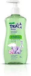 Trá Lá Lá Sabonete Liquido Hidrata Pump Personagem Baby Branco E Verde 250 Ml