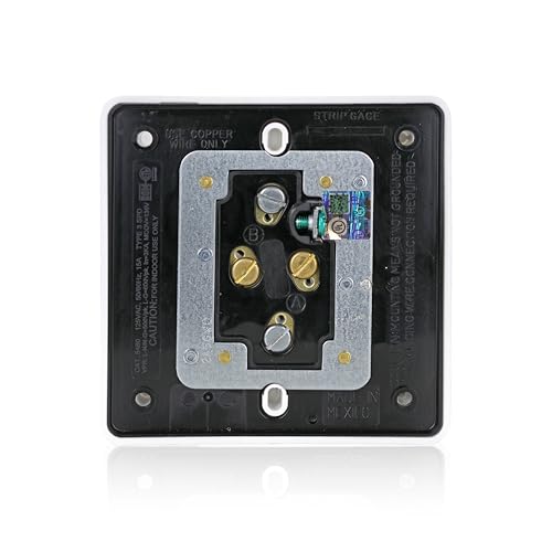 Image of Leviton 20-Amp 125-Volt 4-In-1 Receptacle, 5490-W, White