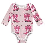 CUPADA Baby Bodysuits Unisex Cotton Long Sleeve...