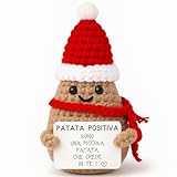 Patata Positiva di Natale | Idea Regalo di Natale Originale & Divertente | Sorprese Decorazioni Casa Ufficio| Bambino Bambina Ragazzo Ragazza Uomo Donna Coppia | Calza di Natale | Babbo Natale Segreto