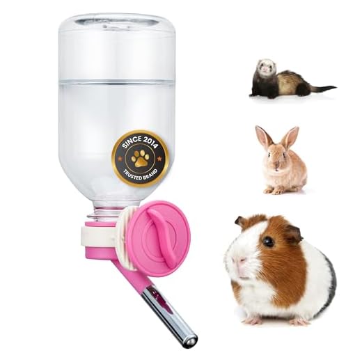 10 Best Water Bottles for Guinea Pigs 2 Choco Nose Pink No-Drip Bottle