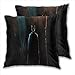 anzonto Lot de 2 housses de coussin super héros Batman Darkness pour décoration d'intérieur, voiture, salon, 55 x 55 cm