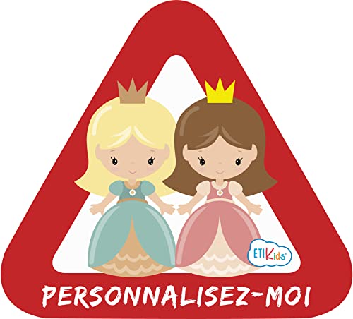 Bebe à bord, Personalissable, autocollant pour la voiture. Autocollants customisables, en vinyle garçon ou fille à bord également pour motos. 15 x 13'7 cm...