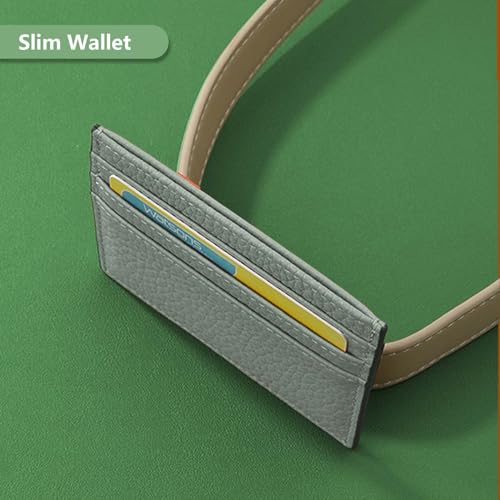 Image of M-Plateau Super Slim Genuine Leather Credit Card Wallet