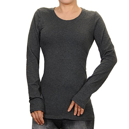 Ambiance Cotton Crew Neck Long Sleeve T-Shirt 62800