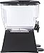 Carlisle FoodService Products Trimline Double Base Rectangular Drink Dispenser with Spigot for Catering, Buffets, Restaurants, Polycarbonate (Pc), 3.5 Gallons, Black