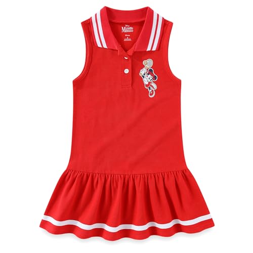 Disney Minnie Mouse Girls Sleeveless Tennis Dress for Toddler and Big Kids