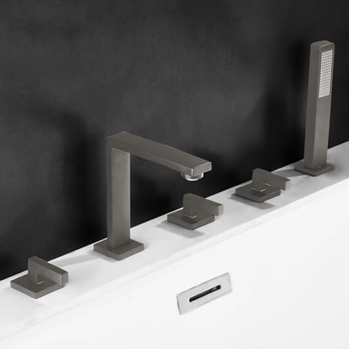 Robinetterie de baignoire encastrable pour salle de bain moderne