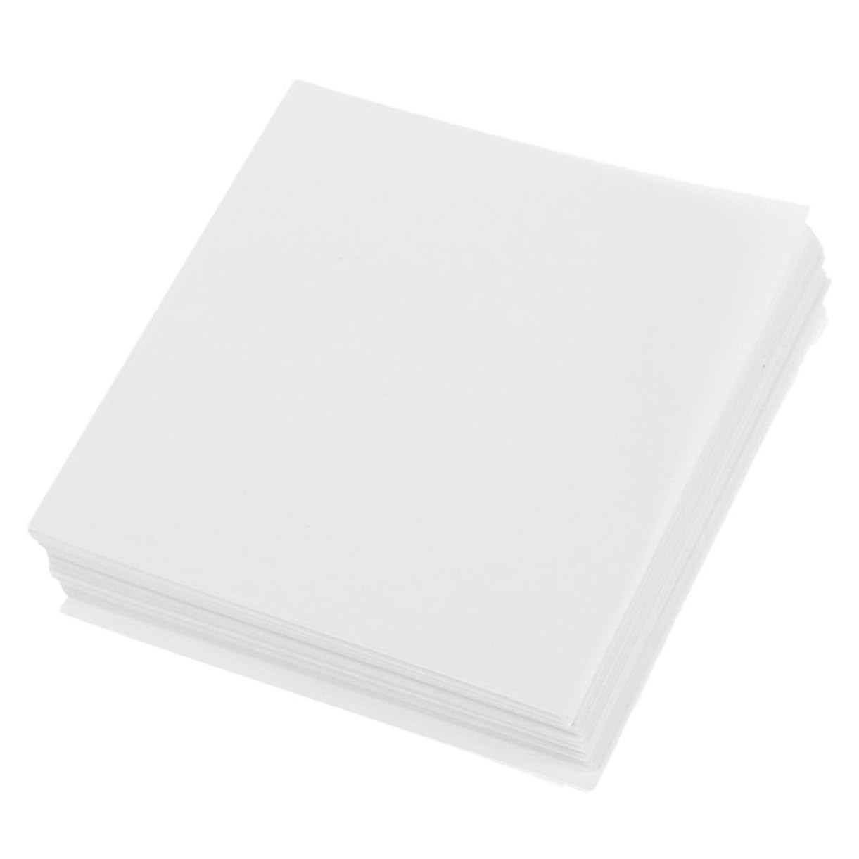 Carta Per Pesata Da Laboratorio 500 Pezzi 100x100mm Superficie Liscia Antiaderente Per Pesatura Accurata Di Polveri e Campioni Scientifici Accessorio Per Analisi Di Laboratorio