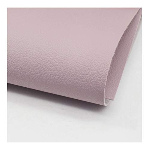 Tissu simili cuir imperméable pour tapisserie de chaises et canapés rose 1.38x6m - 2