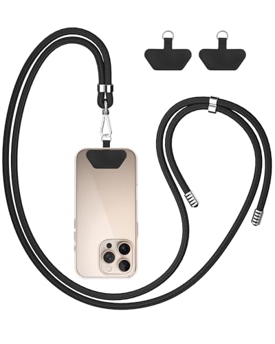 COCASES Bandoulière universelle pour téléphone portable - Dragonne en nylon compatible avec tous les smartphones, sangle pour téléphone portable avec...