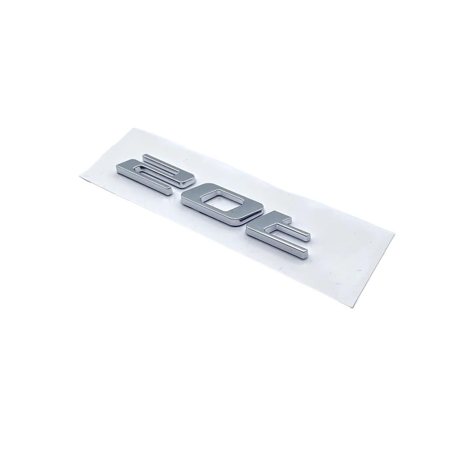 Letter Emblem Chrome Glossy Black ABS 3.0 5.0 V6 V8 20T 25T 30T 35T Fit for Jaguar XJ F-Type F-PACE E-PACE Badge Trunk Logo(Silver 20T)