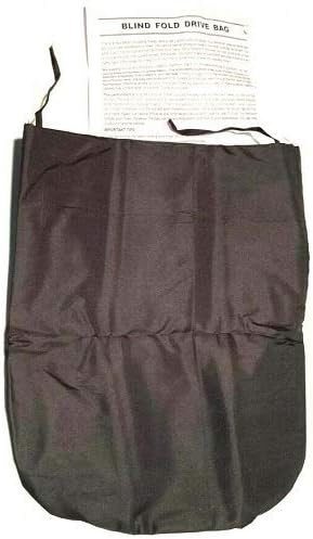 MilesMagic Magician's See Through Blindfold Drive Bag Gimmick Mind Reading Vision Mentalism, Black, Small - Image 3