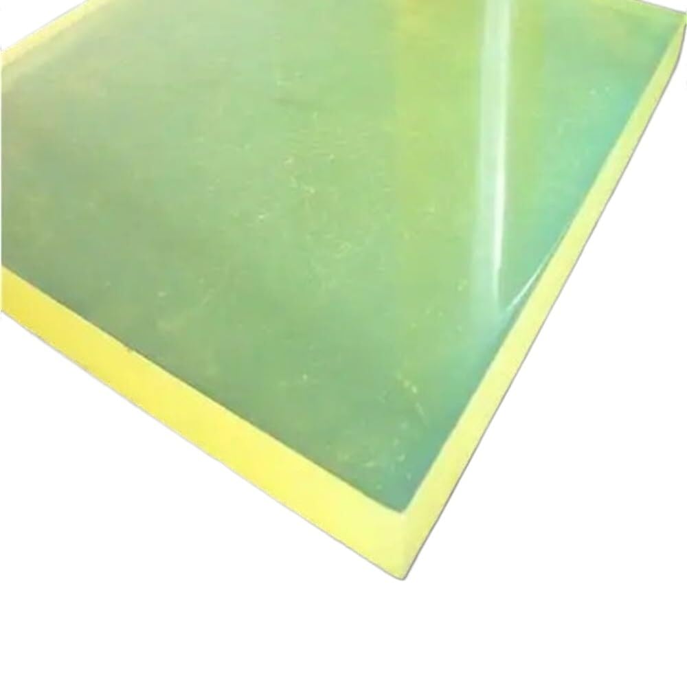 Feuille de caoutchouc élastique 10x50x50mm d'épaisseur 10mm pour amortissement