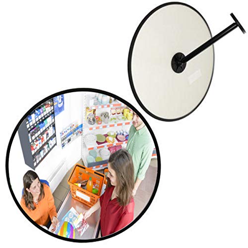 Espejo de observación profesional, de seguridad, convexo, 60 cm, se acabaron por fin los molestos tornillos para colocar el espejo