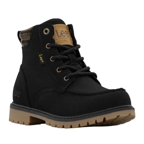 Lee Kids' Waylon Classic Moc-Toe Fashion Boot, Black, 5 M by Lee - Used condition - Image 8