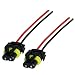 Produktbild L & P Car Design 2x HB4 Lampen Stecker Fassung Sockel Lampenfassung Lampensockel Lampenstecker P22d 9006 mit Kabel für Lampen Glühlampen Glühbirnen