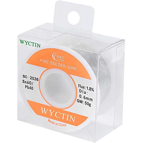 Wyctin BC-2038 60-40 Tin Lead Rosin Core Solder Wire thumb #7