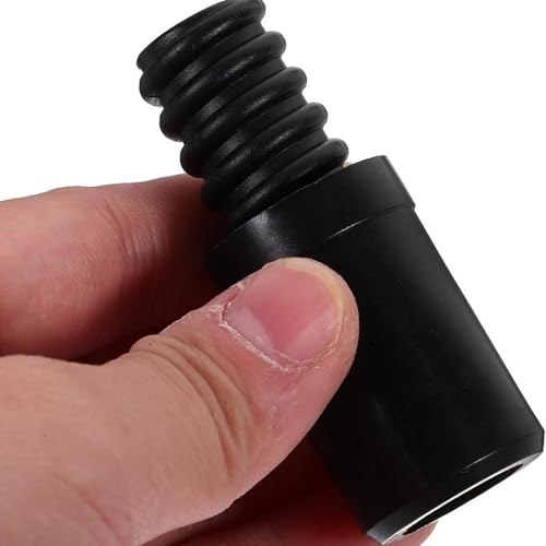 YWJLQH Broom Handle Threaded Tip Mop Parts for Household and Commercial Duster Attachment Repairing Threaded End Pole Adapter, Silver 25mm1pc