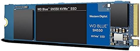 Western Digital WD Blue SN550 NVMe SSD in a computer system