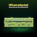 Valeton Bass Multi-Effects Pedal Stage Session Gigging practice Analog Amp Boost Comp Chorus Dapper Bass Mini (Include 10 PCS Additional Footswitch Toppers)
