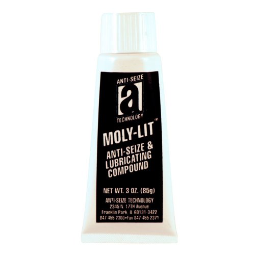 Moly-LIT 12003 Molydbenum Disulfide and Graphite Anti-Seize Compound, 3 oz, Black, Paste