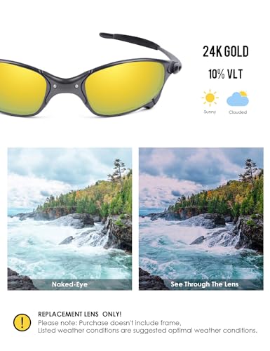 Image of BLAZERBUCK Anti-salt Polarized Replacement Lenses & Sock Kit for Oakley Juliet Sunglass