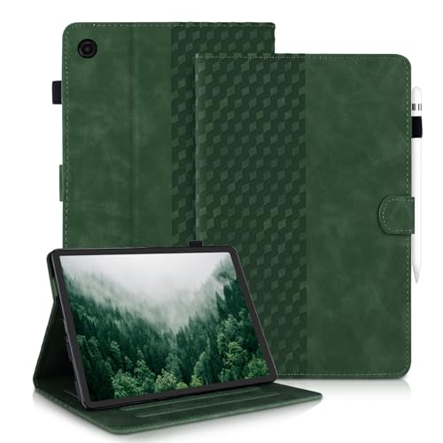CASAFUNY Hülle für Samsung Galaxy Tab A11 Plus 2025/A9 Plus 2023 11 Zoll, PU Leder Schützhülle Magnetische Multi-Winkel Folio Case für Galaxy Tab A11+ Plus/A9+ Plus Tablet SM-X236B/X230, Grün