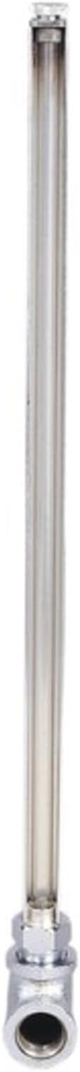 Justrite 08532 Cast Iron Horizontal Drum Fill Gauge, 3/4" Diameter x 11-1/4" Length
