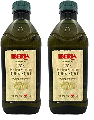 Iberia First Cold Pressed Extra Virgin Olive Oil, 1.5 Liters (Pack of 2) Iberia First Cold Pressed Extra Virgin Olive Oil, 1.5 Liters (Pack of 2)