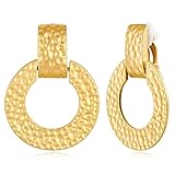 Boucles d'oreilles artificielles : ces boucles d'oreilles géométriques au design classique conviennent aux femmes. Les boucles d'oreilles fantaisie pour femme sont emballées dans une pochette cadeau et sont très adaptées comme cadeau pour maman, épouse, adolescente, amie pour la fête des mères, la Saint-Valentin, un anniversaire, un anniversaire de mariage.