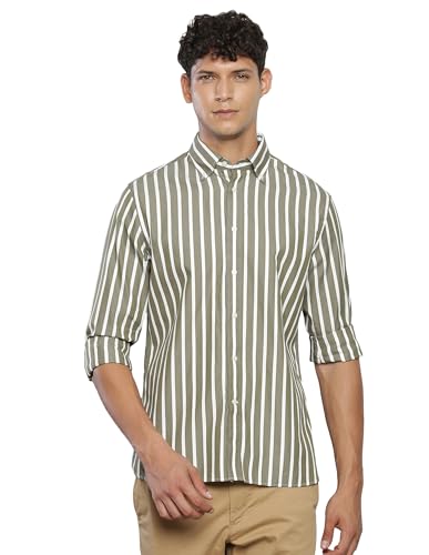 Image of Tommy Hilfiger Men's Striped Regular Fit Shirt