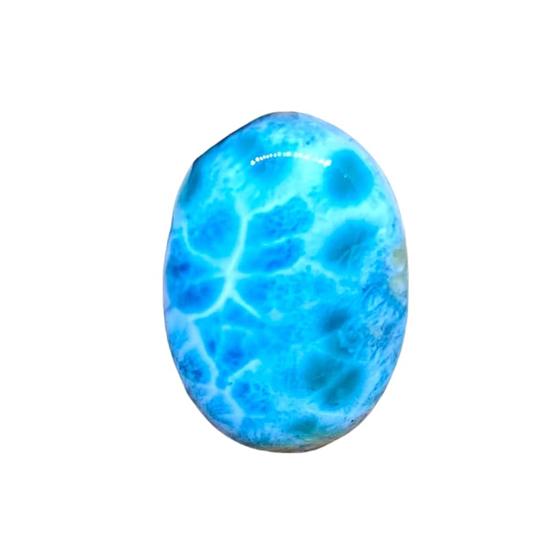 Larimar cabochon 30x20x7mm pour création de bijoux DIY