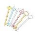 Chris-Wang 6Pcs Creative Lovely Keys Gel Ink Pens Office Supplies Students Staionery, Black Ink, Fine Point 0.5mm