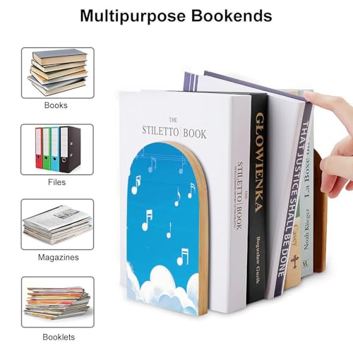 Serre-livres note de musique pour ranger les albums de la bibliothèque familiale - 4