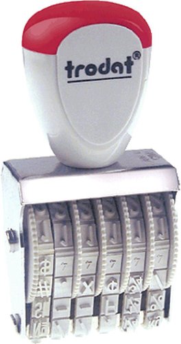 Preisvergleich Produktbild Trodat 1546 Ziffernbänderstempel 6-stellig