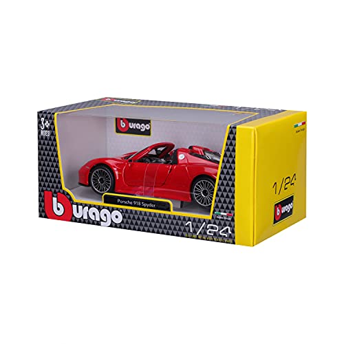 Vehículo a escala Porsche 918 Spyder 1:24 Bburago miniatura 4