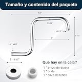 Regadera cuadrada con brazo 16 Imagen adicional