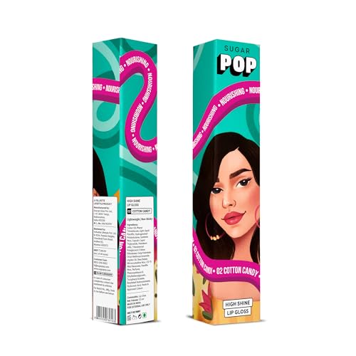 SUGAR POP High shine Lip Gloss - 02 Cotton Candy - 3.5 ml | Richly Pigmented | Hyaluronic-Infused | Vitamin E, jojoba oil & shea butter enriched - Image 2