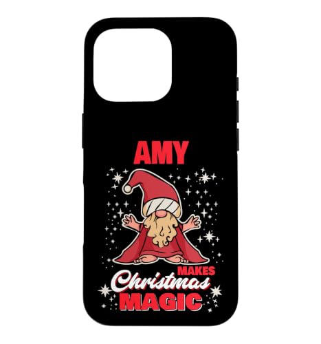 Amy Make Christmas Magic Name Amy Gnome �X�}�z�P�[�X iPhone 16 Pro �p
