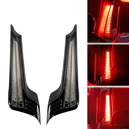 Clignotant moto LED et feu de freinage de garde-boue arrière FLHR
