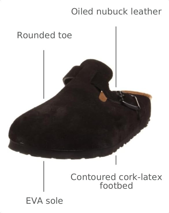 Image of Birkenstock Unisex Boston Soft Footbed Clogs