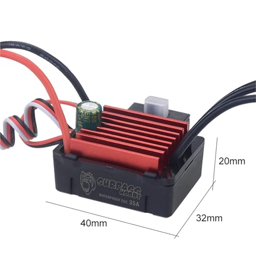 Variateur Brushless étanche 35A boostant les performances de votre crawler RC