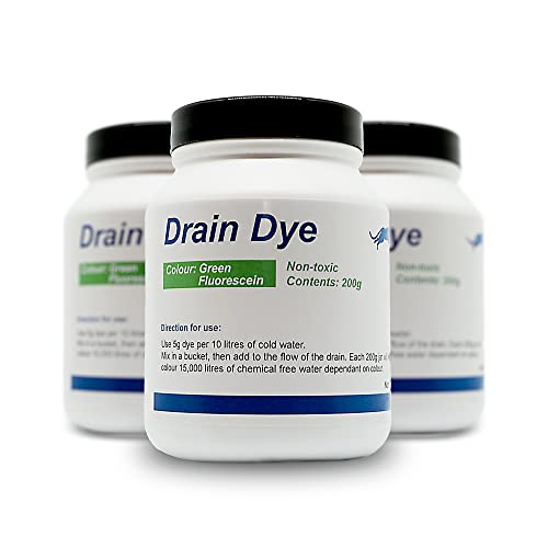 Tinte Trazador Para Detección De Fugas 200 Gr - Tinte Para La Detección De Fugas Piscina - Liquido Detector Fugas Verde Tiñe El Agua, Tinte Para El Agua,- Con Fluorescina