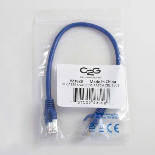 Image of C2G /Cables to Go 22012 Cat5e Snagless Unshielded (UTP) Network Patch Cable, Blue (15 Feet)