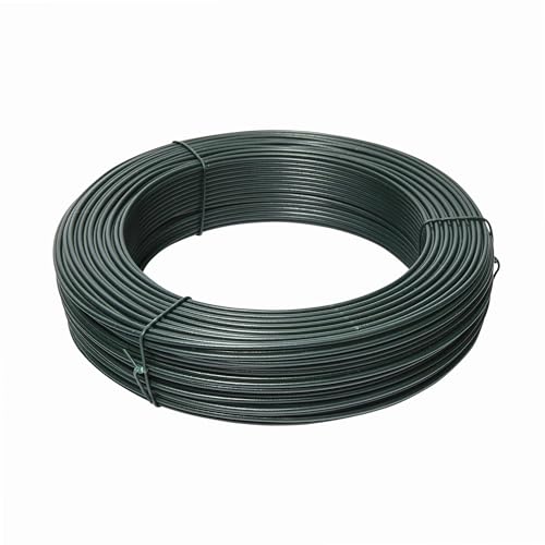 Fil de fer plastifié Ø3,4 mm anti-rouille pour réparer un grillage
