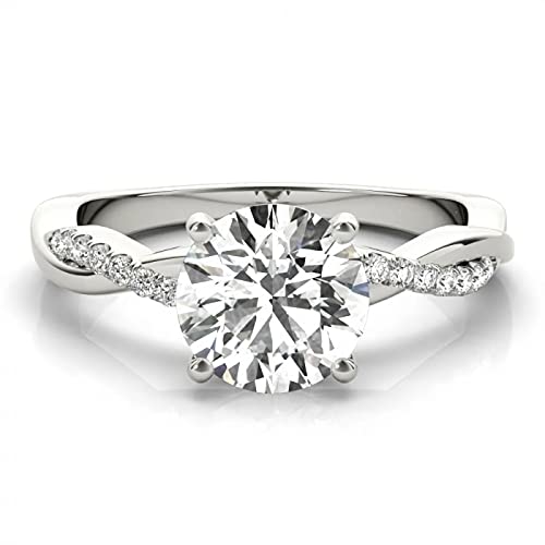 Bridal Set Moissanite/Lab Grown Diamond/Natural Diamond Engagement Rings for women 10K/14K/18K Gold Ring for Women 6 Style Platinum Plated Silver Moissanite Rings4